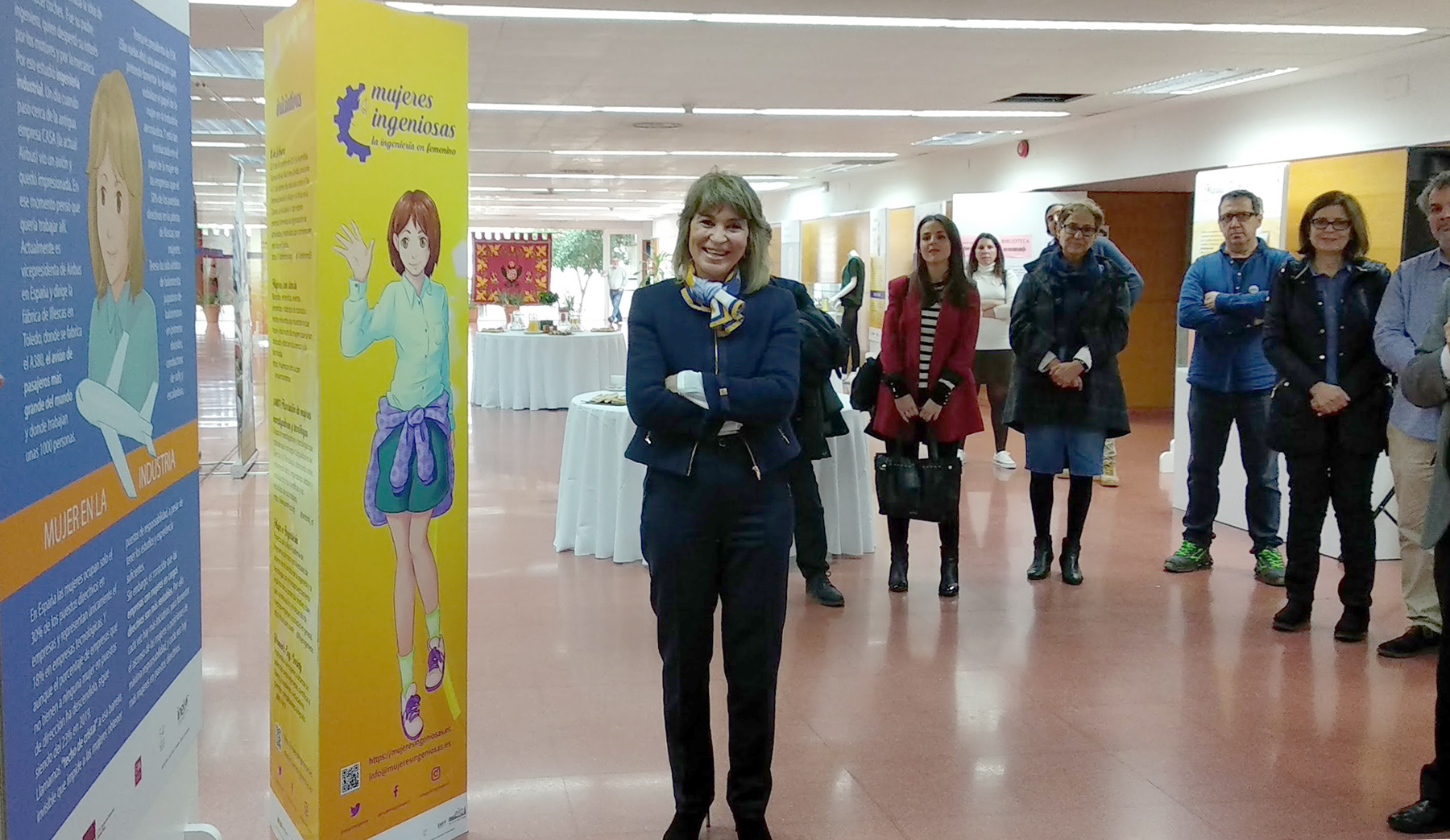 Exposición Mujeres Ingeniosas en Toledo con Teresa Busto