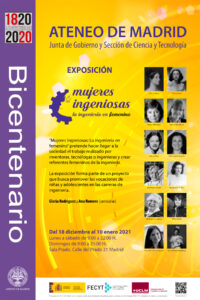 Exposición Mujeres Ingeniosas Ateneo Madrid